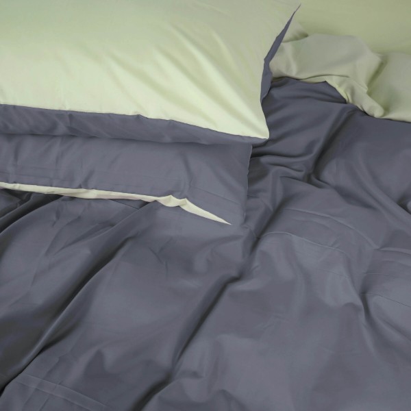Фото - Комплект постільної білизни MirSon Sajazarra (12-0525 + 19-0000) Mikrosatin Premium 175х210 см (2200007248902)